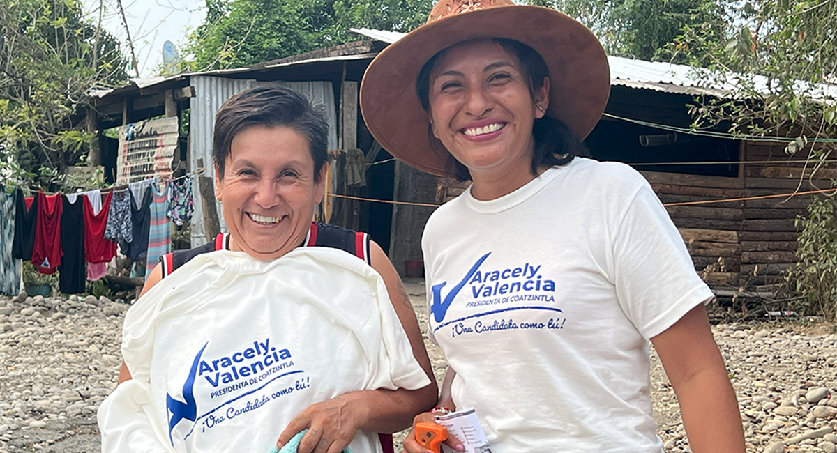La campaña de Aracely García Valencia suma fuerza y respaldo en todos los rincones de&nbsp;Coatzintla
